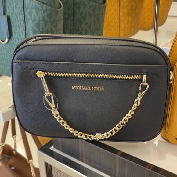 MK Jet Set Item Lg EW Zip Chain Crossbody & Jet Set Travel Sm TZ Coin Po… - Picture 4 of 16